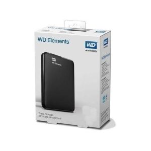 WD 500GB External Hard Disk Drive With Cable - Black